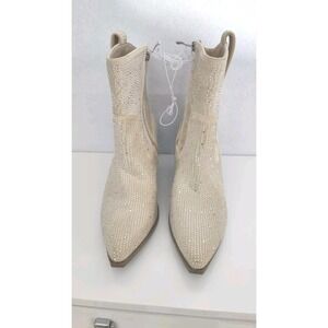 CG Sparkle Cowgirl Boots Size 7.5 W Beautiful Style